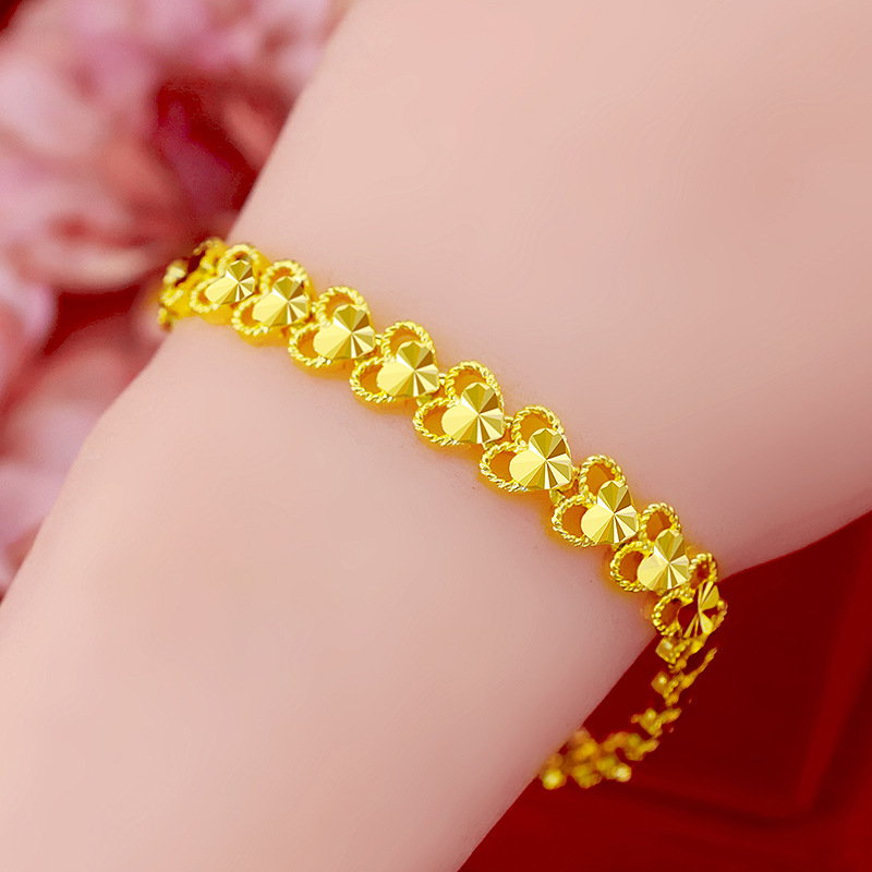 แฟชั่น18K Gold สร้อยข้อมือหมั้ - Fine Jewelry Watches Women บทวิจารณ์และราคา