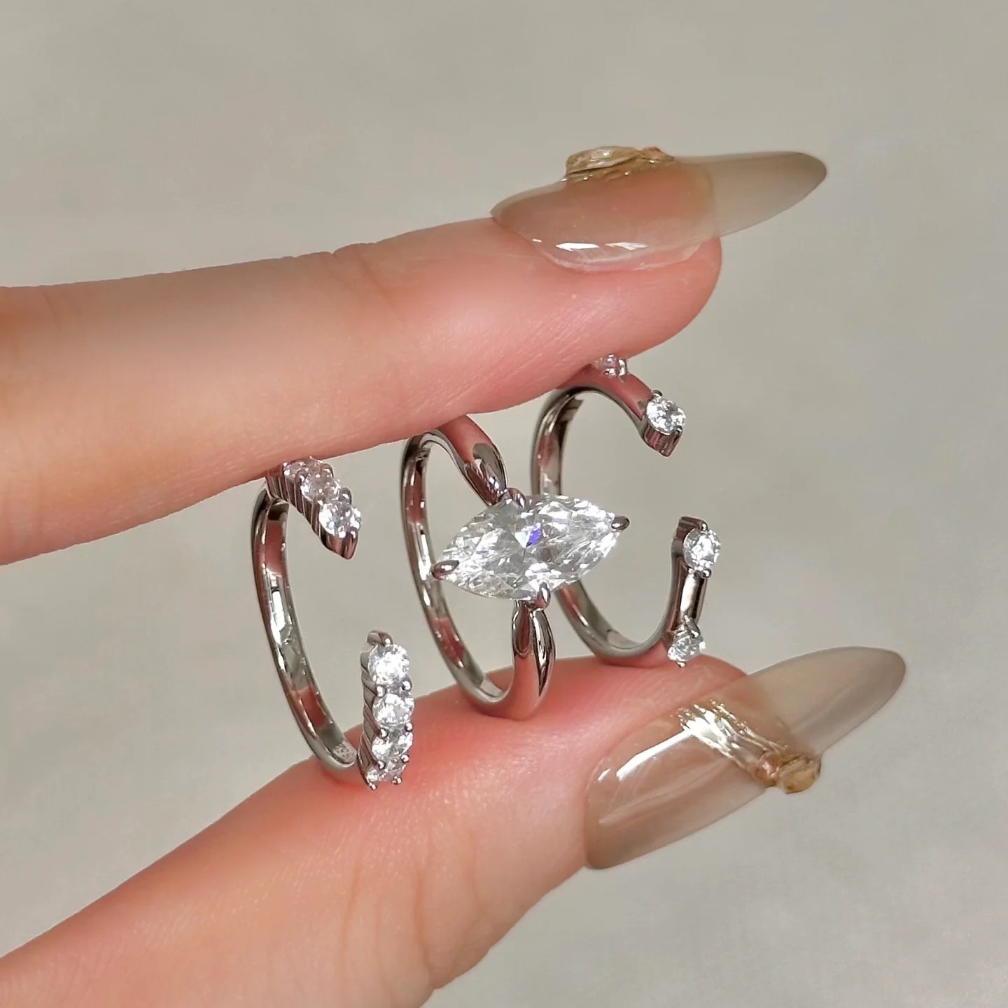 แหวนเงินแท้ S925 สไตล์มินิมอลแ - Minimalist Ring Stackable บทวิจารณ์และราคา